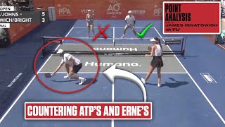 Backhand ATP to Win the Point Pickleball Point Review [upl. by Broeder]