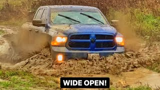 Dodge MUDDING 4X4 STORMING [upl. by Mas]