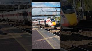 LNER Class 801 801 215 passing Alexandra Palace [upl. by Ardnassela103]