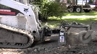 HARLEY RAKE Remote control Bobcat Loader [upl. by Adelaide]