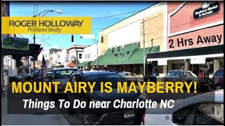 Traveling to Mayberry  Mount Airy from Charlotte NC [upl. by Giacomo]