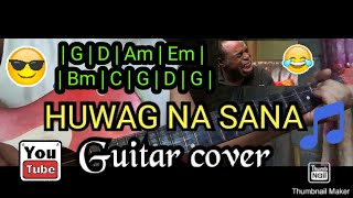 HUWAG NA SANA  ROCKSTAR ARKASIA GUITAR CHORDS  GUITAR TUTORIAL  COVER BY REDZ MUSIC AND ARTS [upl. by Bornstein]