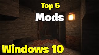 Top 5 Mods for Minecraft Windows 10 Edition 120 [upl. by Creamer]