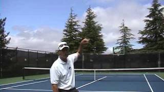 Tennis Topspin Serve Practice Drill [upl. by Islehc849]