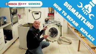 Mastering Bosch classixx washing machine Dismantling and Troubleshooting on WAE24364 To Take Apart [upl. by Rudolf80]