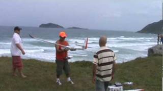 Cularis Multiplex Glider wo motor slope soaring in Santinho beach [upl. by Barri]