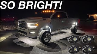 HOW TO INSTALL LED ROCK LIGHTS THE RIGHT WAY [upl. by Agnew]