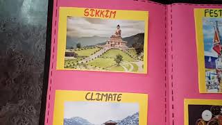 travel brochure on sikkim school project [upl. by Nawuq743]