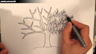 Como dibujar un arbol [upl. by Nita713]