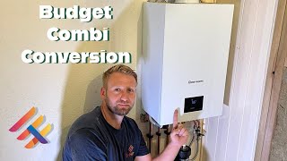 Budget Combi boiler conversion GlowWorm [upl. by Heida]