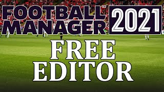 FM21 Editor tutorial  How to get install and use the free Football Manager 2021 editor [upl. by Henghold]