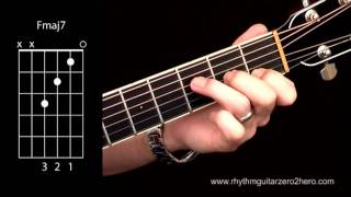 Acoustic Guitar Chords  Learn To Play F Major 7 [upl. by Kletter]