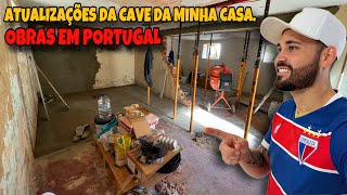 ATUALIZAÇÕES DA CAVE DA MINHA CASA EM PORTUGAL  Conrado Vlogs [upl. by Hoo749]