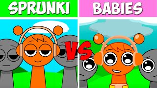 BABIES Take on Sprunki in EPIC Incredibox Battle [upl. by Wiener]