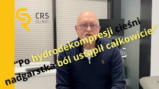 Po hydrodekompresji cieśni nadgarstka ból ustąpił całkowicie [upl. by Felske673]