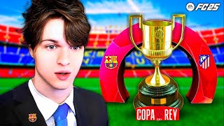 Our First Cup Final  Barcelona Career EP7 [upl. by Aiuqram339]