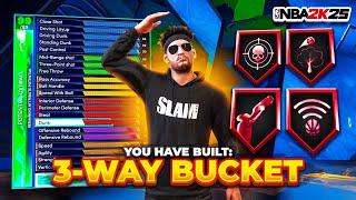 MY quot3WAY BUCKETquot IS THE BEST GUARD BUILD on NBA 2K25 BEST POINT GUARD BUILD NBA 2K25 [upl. by Caesaria]