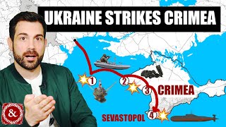 How Ukraine Hit Russian Forces Deep Inside Crimea [upl. by Merdith968]