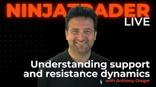 Anthony Drager explains support and resistance dynamics  NinjaTrader Live [upl. by Anstice]