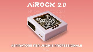 AIROCK 20 lAspiratore per unghie professionale [upl. by Irrac]