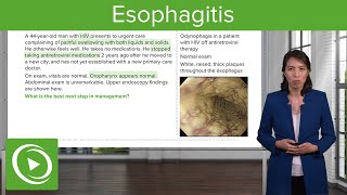 Esophagitis with Case – Disorders of the Esophagus and the Stomach  Lecturio [upl. by Nosniv]