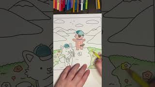 Summer isnt over yet  Coloring Video coloringbookforadults coloringbookaddict colorwithme [upl. by Welch412]