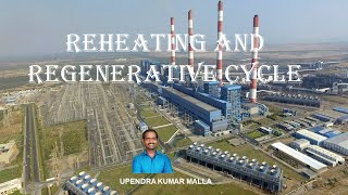 Reheating cycle and Regenerative cycle working in power plants telugu lecture [upl. by Akimahc4]