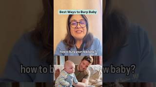 Different ways to burp your baby 👶 pediatrician newbornbaby burping [upl. by Haleak]