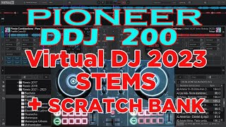 Pioneer DDJ 200  Virtual DJ 2023 Mapeo Personalizado WINDOWSMACby Franklin Carua DJ [upl. by Nirmak]