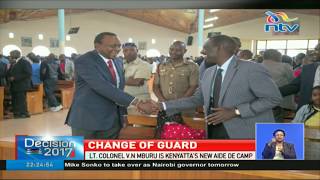 Lt Colonel VN Mburu is Kenyatta’s new aide de camp [upl. by Htor183]