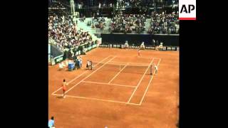 SYND 1 6 75 CHRIS EVERT WINS WOMENS SINGLES MASTERS TENNIS CHAMPIONSHIP IN ROME [upl. by Nareht971]