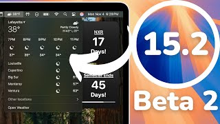 macOS Sequoia 152 Beta 2  Whats new [upl. by Rochemont]