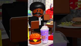 Grimace Shake  Mató a tipos en McDonalds shorts roblox animación [upl. by Doownyl]