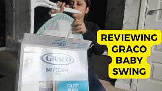 Reviewing and Assembling Graco Baby Swing [upl. by Marinelli]