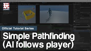 Simple Pathfinding Ai follows player [upl. by Chaille]