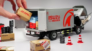 Unboxing of Miniature ISUZU DFAC Truck 118 Scale Diecast Model Car [upl. by Mozelle943]