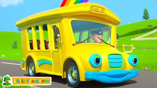 Roues Dans le Bus  Plus Préscolaire Chanson et Véhicules Rimes pour Enfants [upl. by Haswell670]