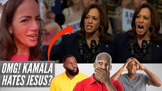 Kamala SLAMMED For DISRESPECTING JESUS At Rally quotJesus Is Lordquot quotYoure At The Wrong Rallyquot [upl. by Isherwood598]