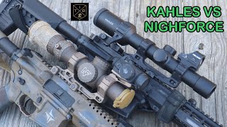 Nightforce Optics Atacr 18 vs Kahles K18i LPVO [upl. by Nove680]