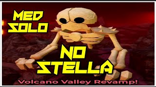 VOLCANO VALLEY REVAMP NO STELLA SOLO Medium Mode in Roblox Tower Heroes [upl. by Nilyahs]