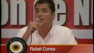 CHISTES DE RAFAEL CORREA [upl. by Natek]