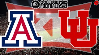 Arizona vs Utah Week 5 Big 12 College Football 25 SIM [upl. by Ydaf445]