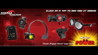 2014 Spy Gear Happy Meal Toys Demo [upl. by Asilana]