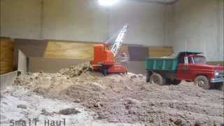 RC Doepke dragline loading the old tonka dump truck [upl. by Moth]