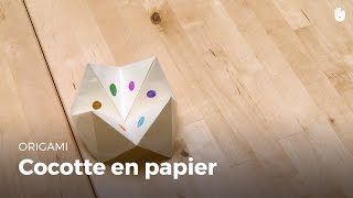 Faire une cocotte  Jeux Enfants  Origami [upl. by Nadabb352]