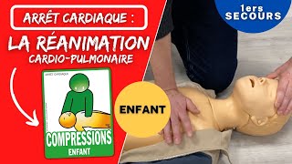 Arrêt cardiaque ENFANT  la réanimation cardiopulmonaire  RCP ı Formation premiers secours [upl. by Yenots]