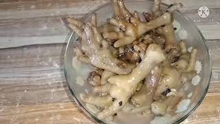 EASY WAY TO COOK CHICKEN FEET ADOBO PINOY STYLE [upl. by Rayford]