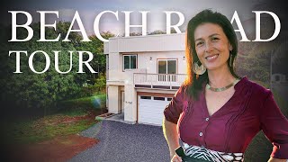 Hawaiian Paradise Home for Sale Beach Road Tour [upl. by Cid]