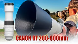 CANON RF 200800MM F639 IS USM [upl. by Ritchie]