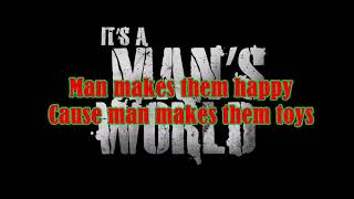 James Brown  Its A Mans World Lyrics [upl. by Ogait]